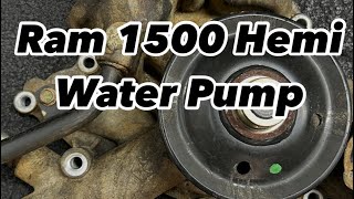 2016 Ram 1500 5.7L HEMI Water Pump Removal