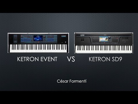 Ketron Event VS Ketron SD9 (Styles & Sounds)