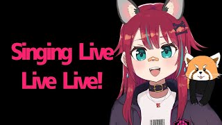 深夜のカラオケテスト配信