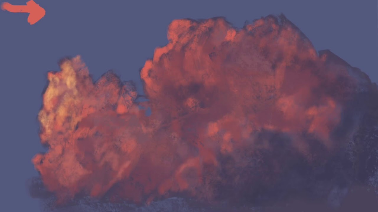 Video Come dipingere nuvole in digitale con Procreate
