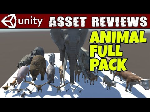 Unity Asset Reviews - Animals Full Pack from Protofactor