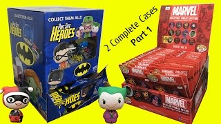 Funko Pint Size Heroes DC Mystery Minis & Marvel Pins Blind Bags Case Opening Part 1