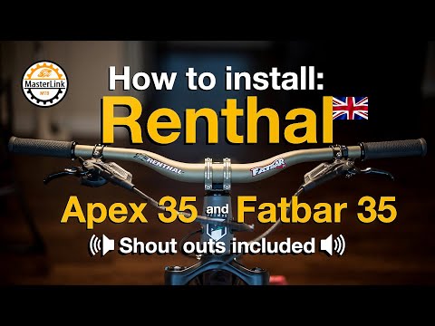 How to Install Renthal Fatbar and Apex stem
