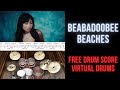 Beabadoobee Beaches Drum Transcription Sheet Music Score Virtual Drums