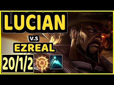 SEDRION (LUCIAN) vs EZREAL - 20/1/2 KDA BOTTOM ADC CHALLENGER GAMEPLAY - EUW