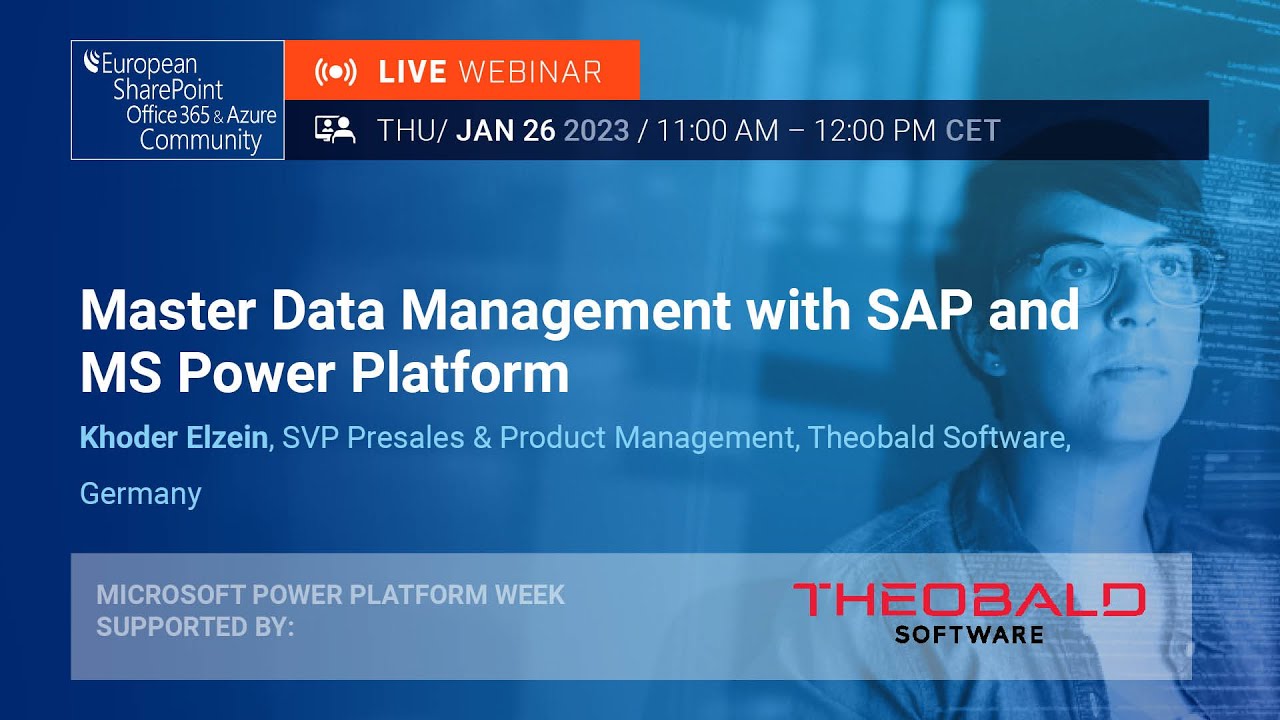 Master Data Management with SAP and MS Power Platform