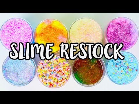 BIGGEST SLIME SHOP RESTOCK (NEW SLIMES) !!! August 11th, 2018 Video