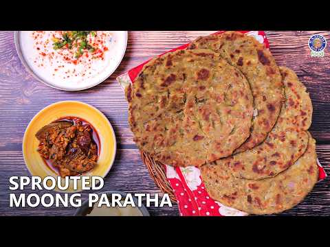 High Protein And Tasty Sprouted Moong Paratha