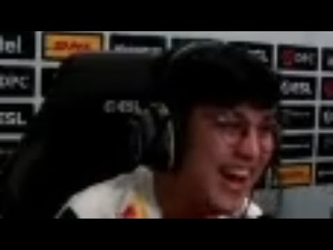 Karl KEKW reaction after Abed stunned by roshan bash - EG vs T1 - ESL One Stockholm 2022 - Dota 2