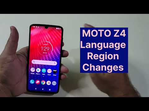 Moto Z4 How To Chnage Language And Region