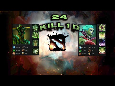 Dota2 UNDYING and DEATH PROPHET mmr the best omg 24 kill 1 D best of all time