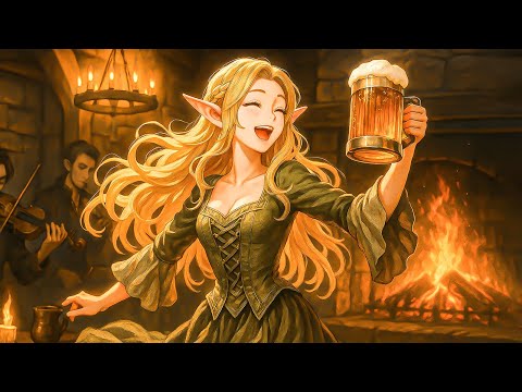 Medieval Tavern Ambience | D&D Fantasy Tavern Music and Melodies Like Skyrim