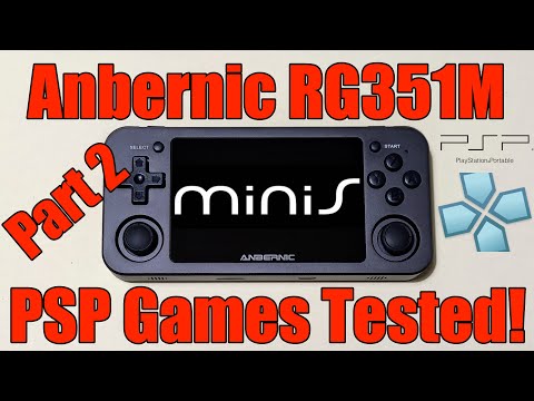 Anbernic RG351M - PSP & PSP Minis - Playstation Portable - Games Tested - Fantastic Gameplay!