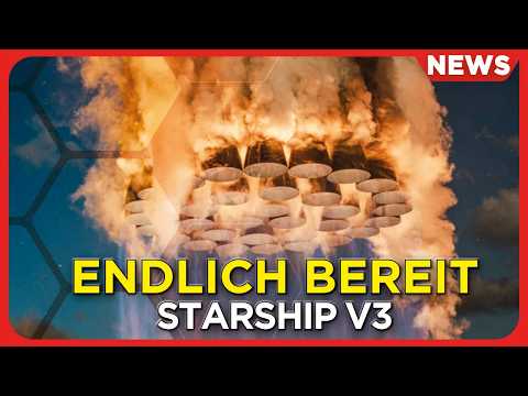 Raumfahrt-News: Starship Feuertaufe, NASA zieht SLS-Reißleine, Mond-Bergbau & Telekom Starlink Deal