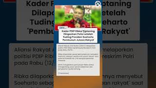 SOSOK Kader PDIP Dilaporkan ke Bareskrim Polri setelah Tuding Soeharto "Pembunuh Jutaan Rakyat"