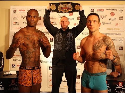 Official weigh in - DAY OF DESTRUCTION 7