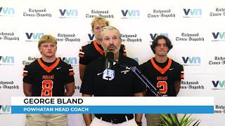 Powhatan football building continuity in George Bland's 2nd year as coach