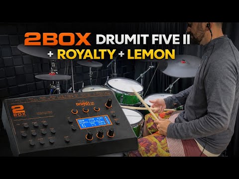 2Box Drumit Five + Royalty Hybrid Drums + Lemon Cymbals 