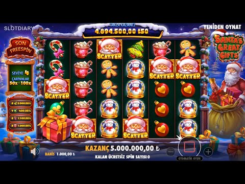 Santa's Great Gifts. MaxWin 5,000x