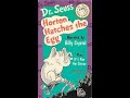 Dr Seuss Video Classics Horton Hatches The Egg Plus If I Ran The Circus 1992 VHS