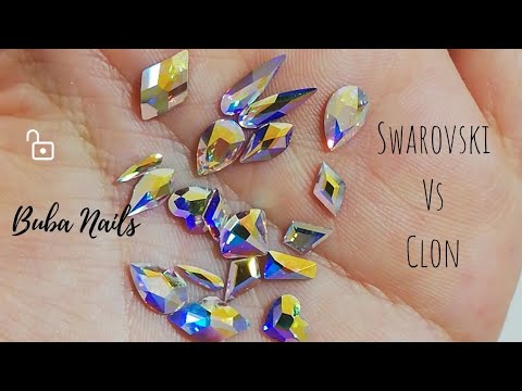 Part of a video titled Swarovski vs Cristal clon | Como identificar un original - YouTube