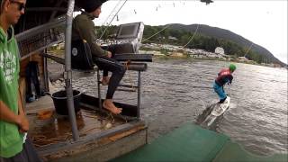 preview picture of video 'Norsjo cable park 2014'