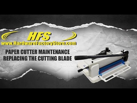 Paper cutter support video thumbnail