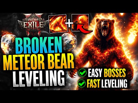 Path of Exile 2 - [0.4] FAST GOD Meteor Druid Shaman Leveling Build (Best Druid Leveling Build)