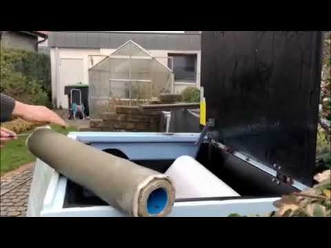 Rol-X Wickelhülse; Video 2- altes Vlies entfernen.