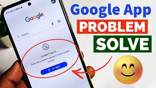 Couldn't Sign in Google App Problem | Fix There Was a Problem Signing 