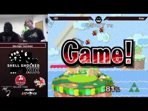 Shell Shocked XIX Melee Singles- Kratos vs ~20% - Losers Bracket