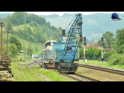 Macara TAKRAF EDK-80 Krane & Thomas - LDH 80-0532-4 la Manevra/Shunting in Bratca10 September 2015