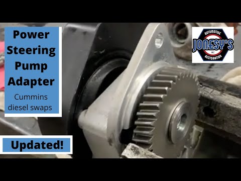 DIY Cummins swap - B Series Direct Mount Power Steering Pump Adapter