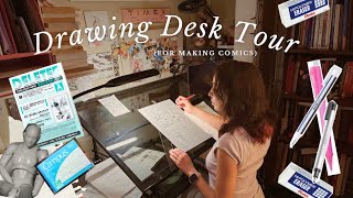 Desk Tour + Art Supplies (As a Comic Artist)