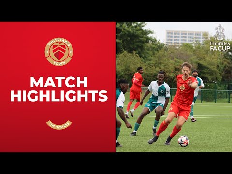 Edgware & Kingsbury vs Whitstable Town | Emirates FA Cup | Match Highlights