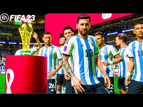 FIFA 23 - Argentina Vs France - FIFA World Cup 2022 Qatar | Final | PS5™ [4K ]