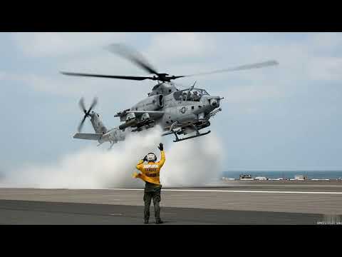 How Marine Attack Helicopters Train for Sea & Land Combat
