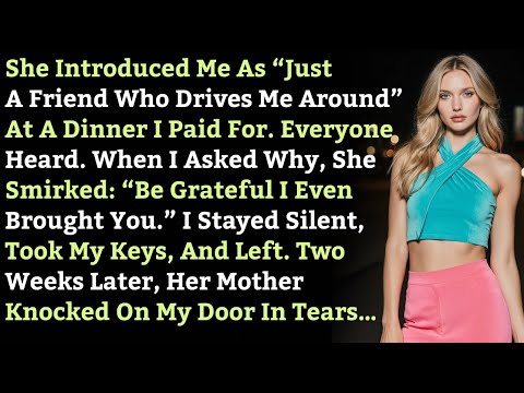 She Introduced Me As “Just A Friend Who Drives Me Around” At A Dinner I Paid For. Then I..
