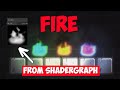 FIRE Effect For 2D And 3D Made In Unity Shadergraph