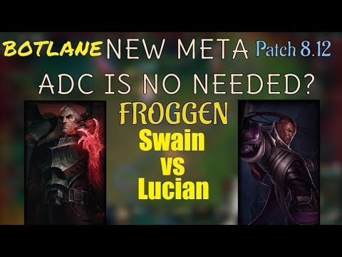 Froggen | SWAIN vs LUCIAN | SWAIN Bot | Challenger Gameplay | Patch 8.12