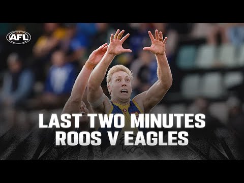 Last Two Minutes: North Melbourne v West Coast Eagles | Round 22, 2024 | AFL