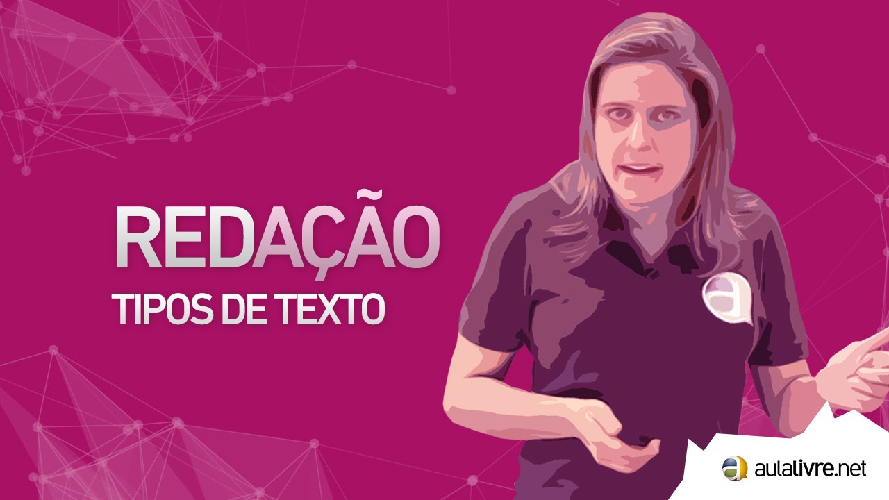 Redação - Tipologia Textual- Tipos de textos