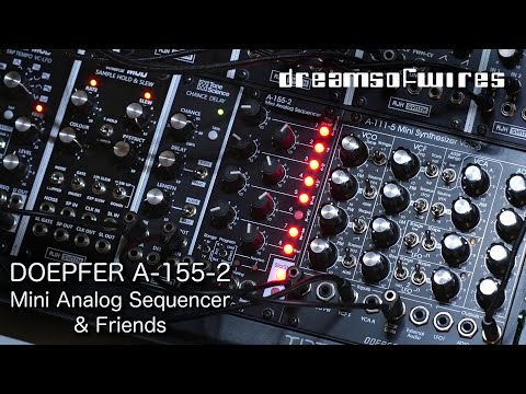 NEW Doepfer A-155-2 Mini Analog Sequencer & Friends - First Try of the 12HP #Eurorack Module