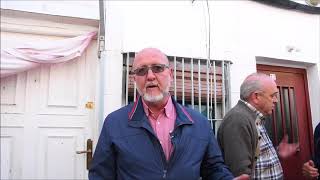 Luis Miguel López Reillo secretario genereal de UGT Marid en el acto de la casa de Peironcely 10