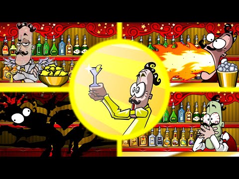 Bartender: The Right Mix (All 10 Endings & Drinking MIXES)