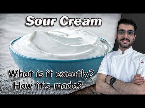 Sour Cream Explained / How is Sour Cream Made? / History of Sour Cream