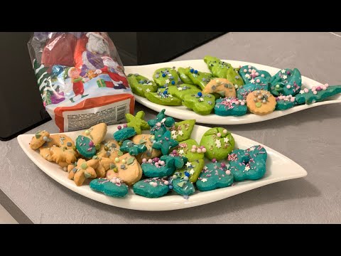 Biskota me ngjyra qe pergaditen me pak perbëres//Butter Plätzchen bunt und lecker👌🏼