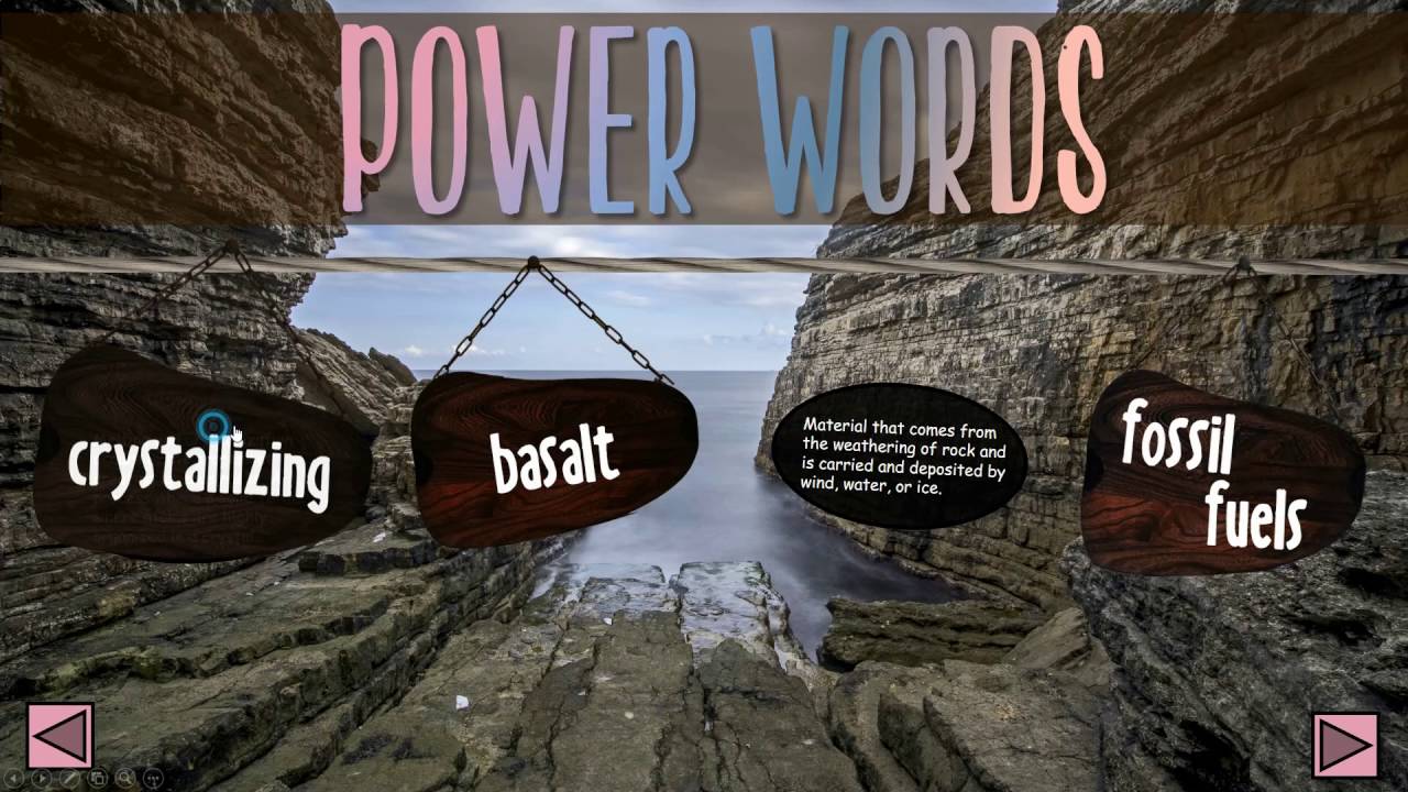 Rocks and Rock Cycle Interactive PowerPoint