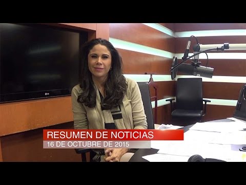 Resumen de noticias 16 de octubre de 2015