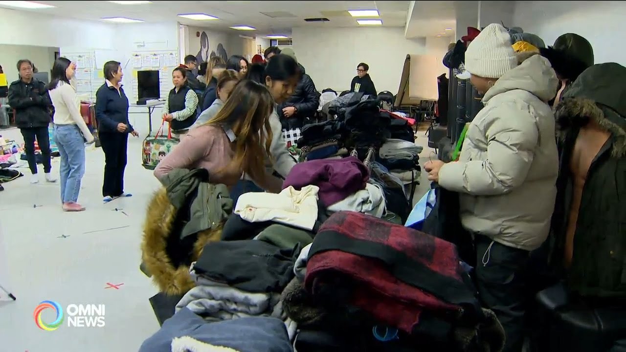 Filipino groups sa Toronto namahagi ng pagkain at damit sa mga newcomer | OMNI News Filipino